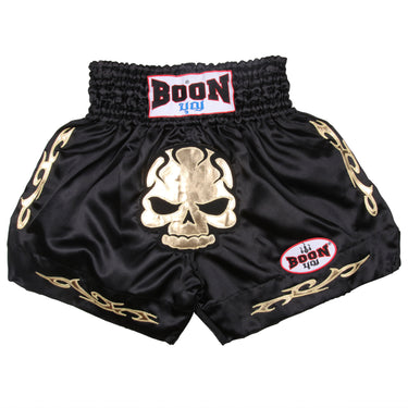 MT28 Muay Thai Shorts BLACK SKULL - BOON Sport
